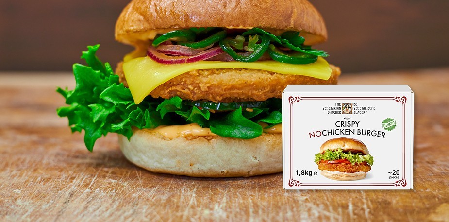 Crispy NoChicken Burger er her!