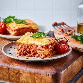 Enkel vegetar lasagne med NoMince Enkel vegetar lasagne med NoMince