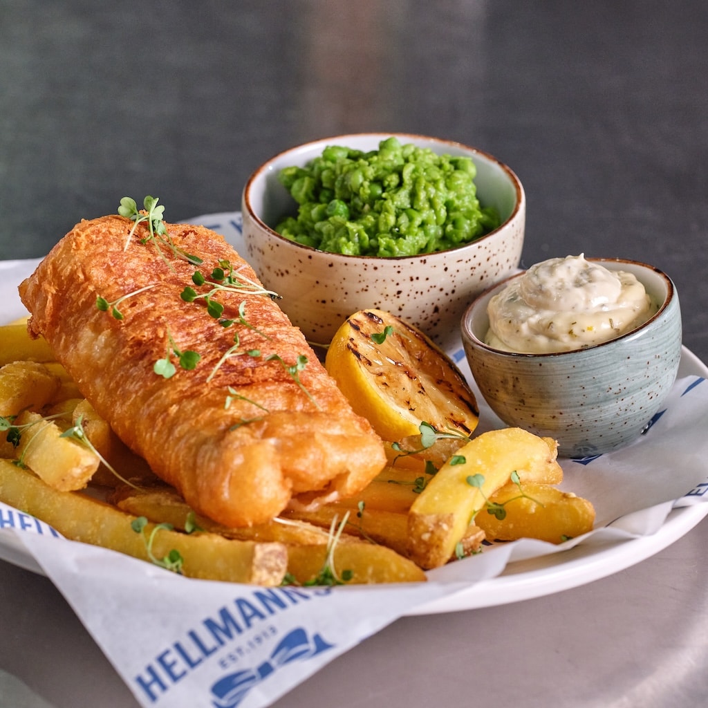 Fish and Chips med Tartarsaus