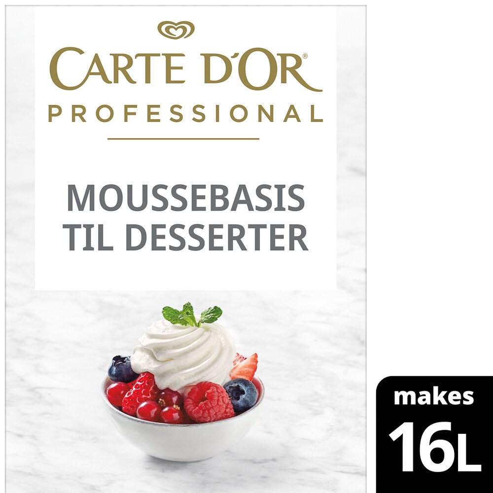 CARTE D'OR Basis Mousse 1 x 1,8 kg - CARTE D’OR Moussebase for søt grunnsmak, enkel tilberedning og generøs mengde!