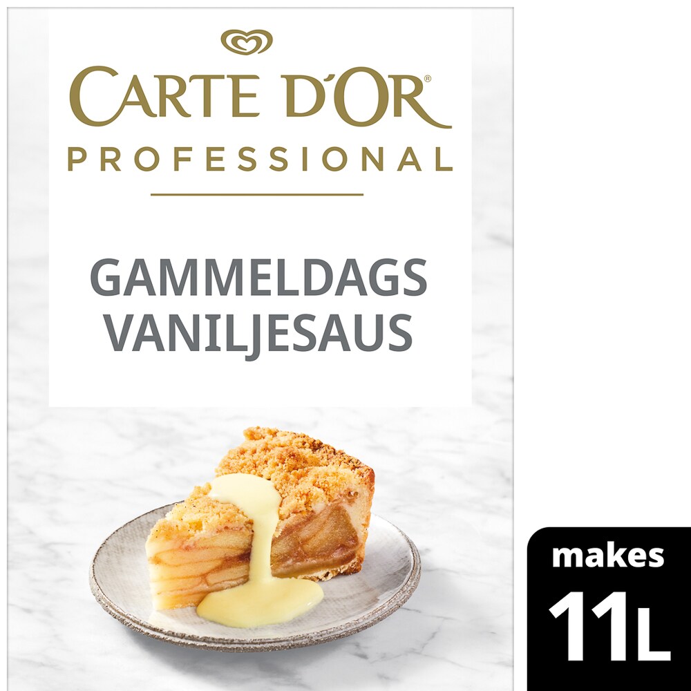 CARTE D'OR Vaniljesaus, kaldrørt 1 x 1,6 kg