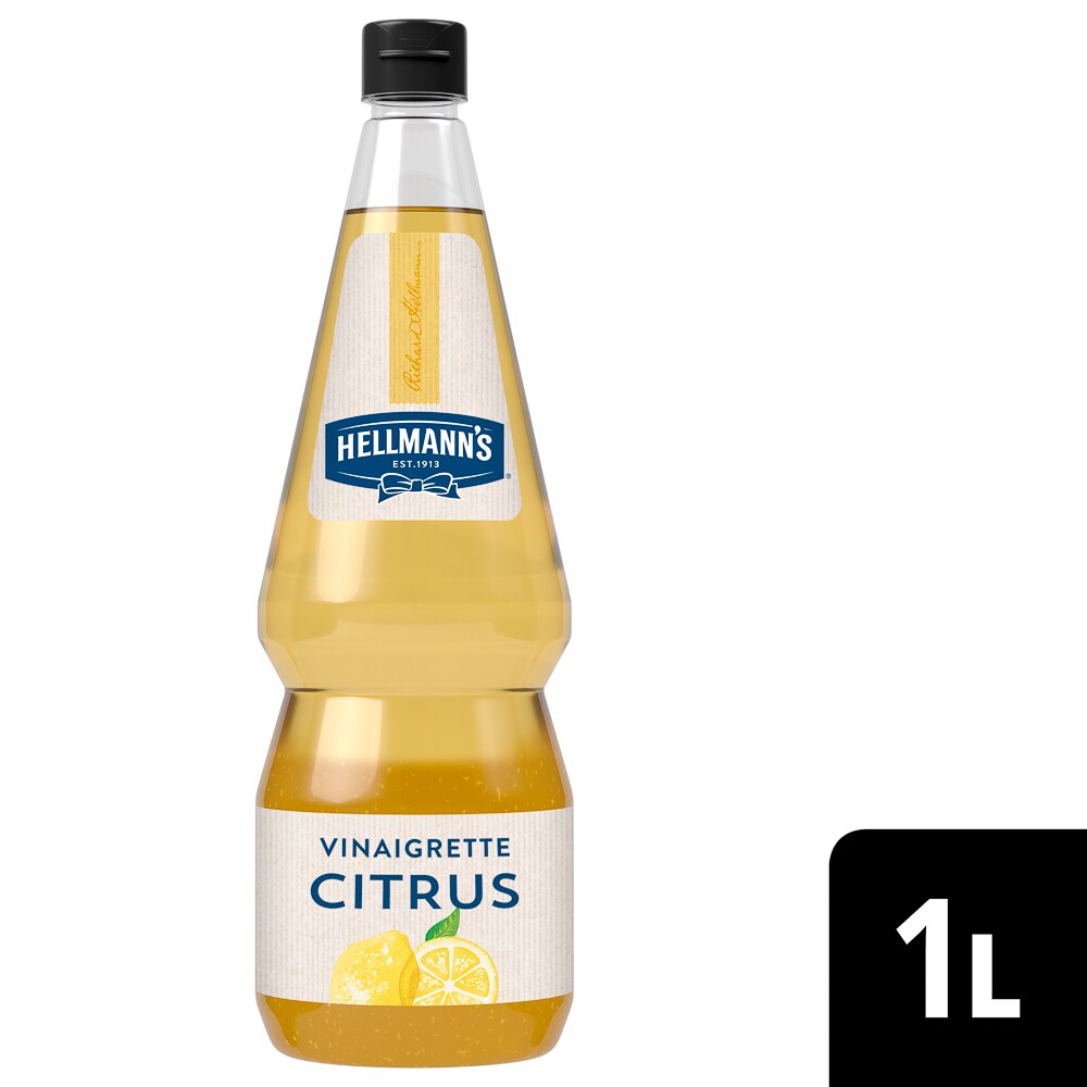HELLMANN'S Citrus Vinaigrette 6 x 1L - HELLMANN'S Citrus Vinaigrette for frisk sitrus og rask servering – alltid klar.