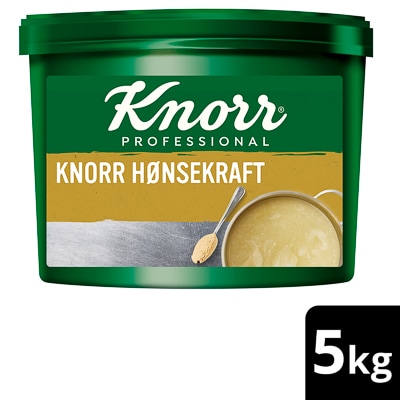 Knorr Hønsekraft, pasta 1 x 5 kg - Knorr Hønsekraft har en rund, velbalansert smak av kylling!