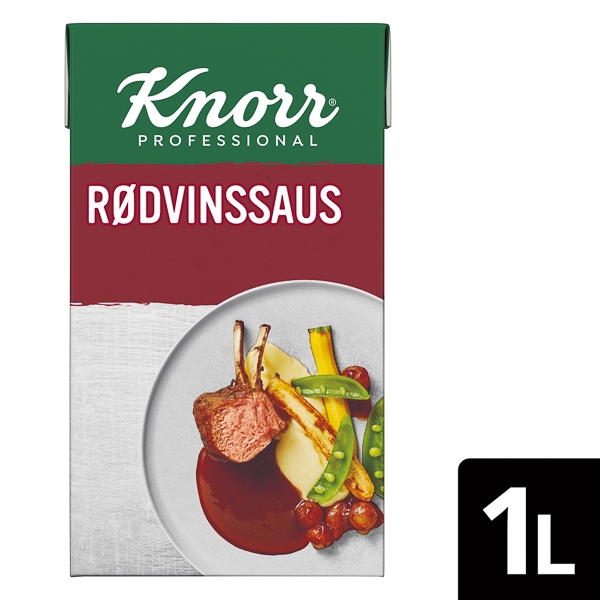 Knorr Rødvinssaus 6 x 1 L, serveringsklar