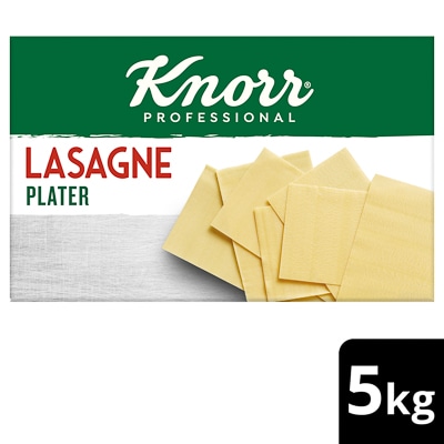 Knorr Lasagneplater 5kg - Knorr Lasagneplater for store rektangulære pastaplater til storkjøkkenmatlaging!