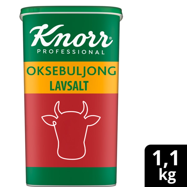 Knorr Oksebuljong lavsalt 6 x 1,1 kg