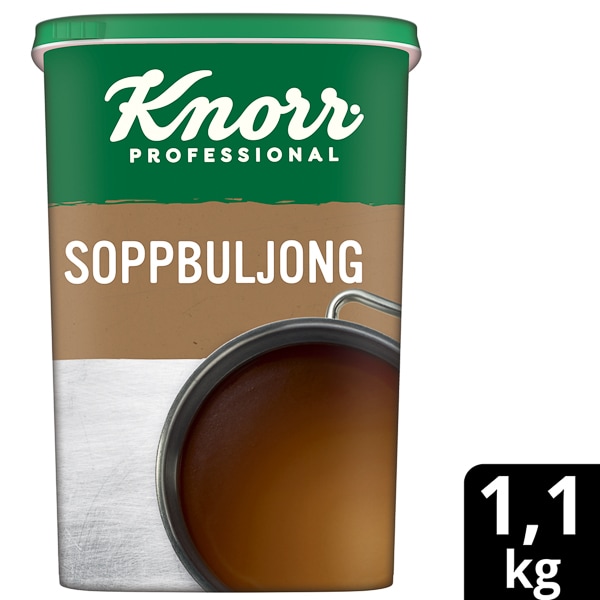Knorr Soppbuljong, pulver 6 x 1,1kg - Knorr Soppbuljong gir et jevnt, pålitelig og rund smaksløft!