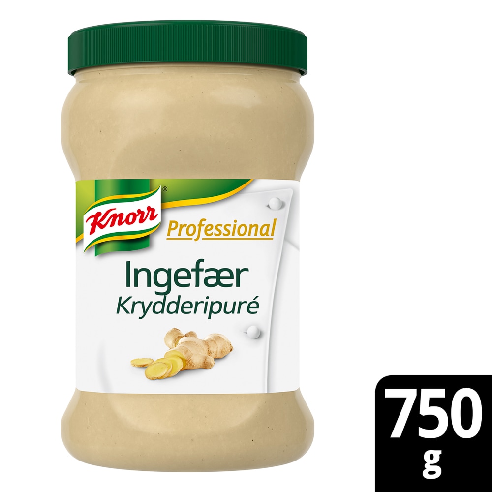 Knorr Professional Ingefær krydderpuré 2 x 750 g - Knorr Professional Ingefær krydderpuré for frisk og aromatisk smak – klar til bruk!