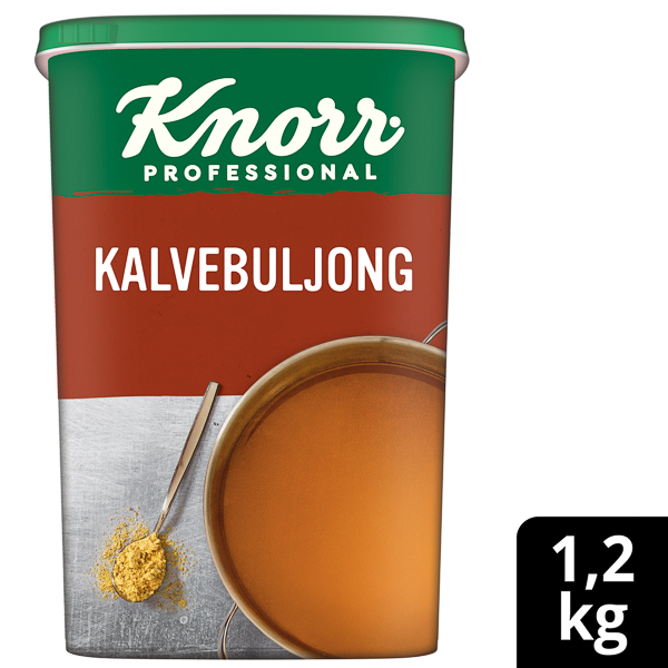 Knorr Kalvebuljong, pulver 6 x 1,2 kg - Knorr Kjøttbuljong gir et jevnt, pålitelig og rund smaksløft!