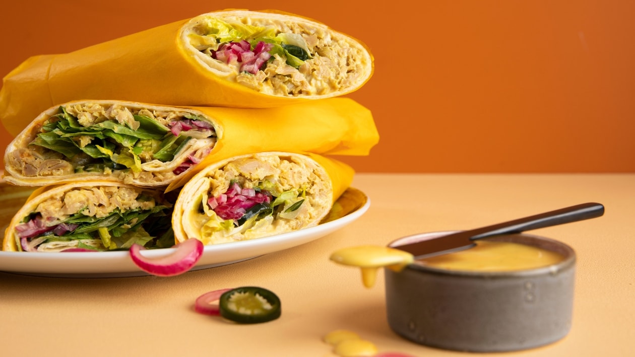 Wrap med NoChicken Chunks – - Oppskrift