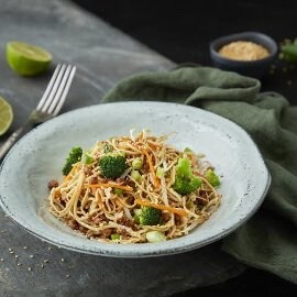 Rask NoMince wok med nudler Rask NoMince wok med nudler