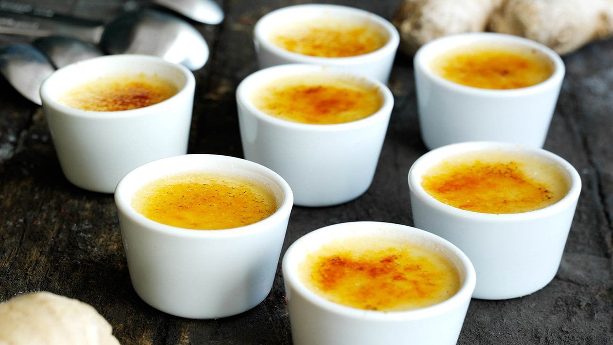 Ingefær & vaniljebrûlée – - Oppskrift Ingefær & vaniljebrûlée – - Oppskrift
