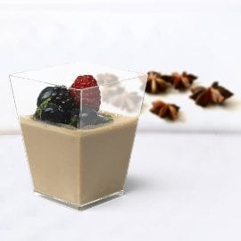 Sjokoladepannacotta med stjerneanis Sjokoladepannacotta med stjerneanis