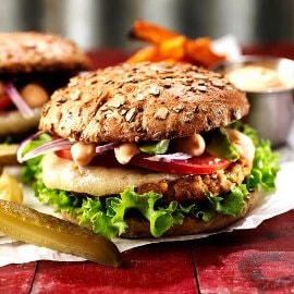 Veggieburger alla Brazil Veggieburger alla Brazil