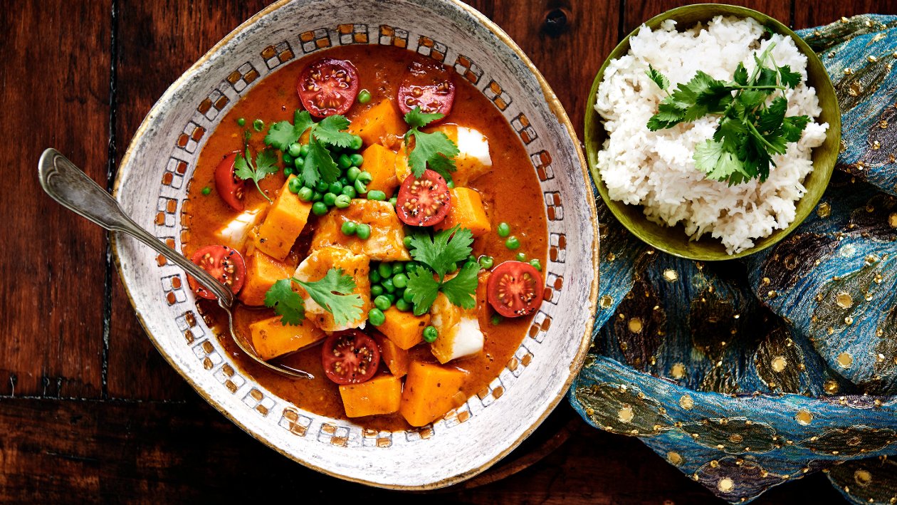 Tikka Masala med fisk – - Oppskrift