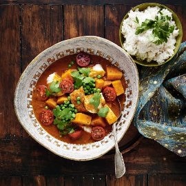 Tikka Masala med fisk