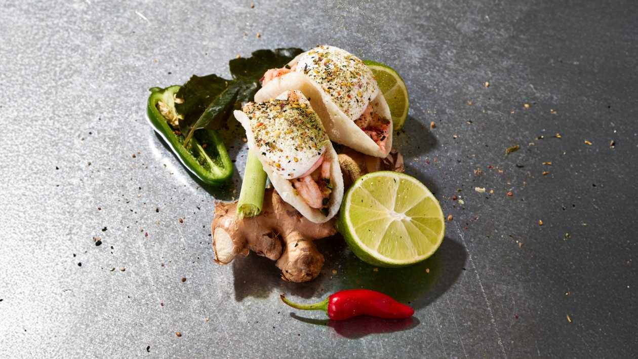 Asiatisk Skagen Gyoza Taco – - Oppskrift