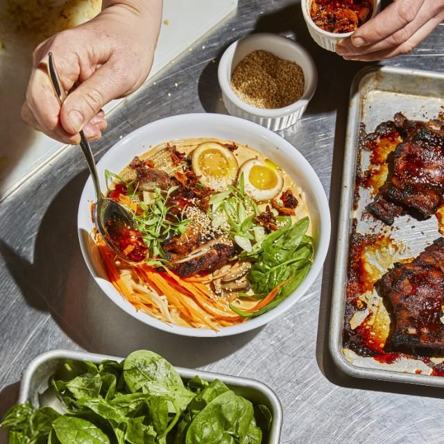 Spicy rød Ramen Spicy rød Ramen