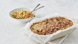 Blomkålgrateng med salvie og parmesan