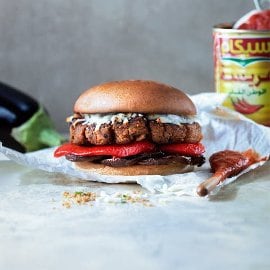 Tunisisk Vegetarburger
