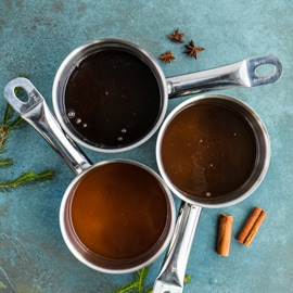 Tre typer julesaus Tre typer julesaus