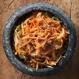 Koreansk kålrotsalat Koreansk kålrotsalat