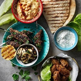 Libanesiske lammespyd Libanesiske lammespyd