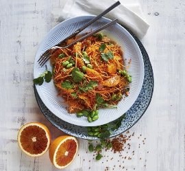 Gulrot- og appelsinsalat Gulrot- og appelsinsalat