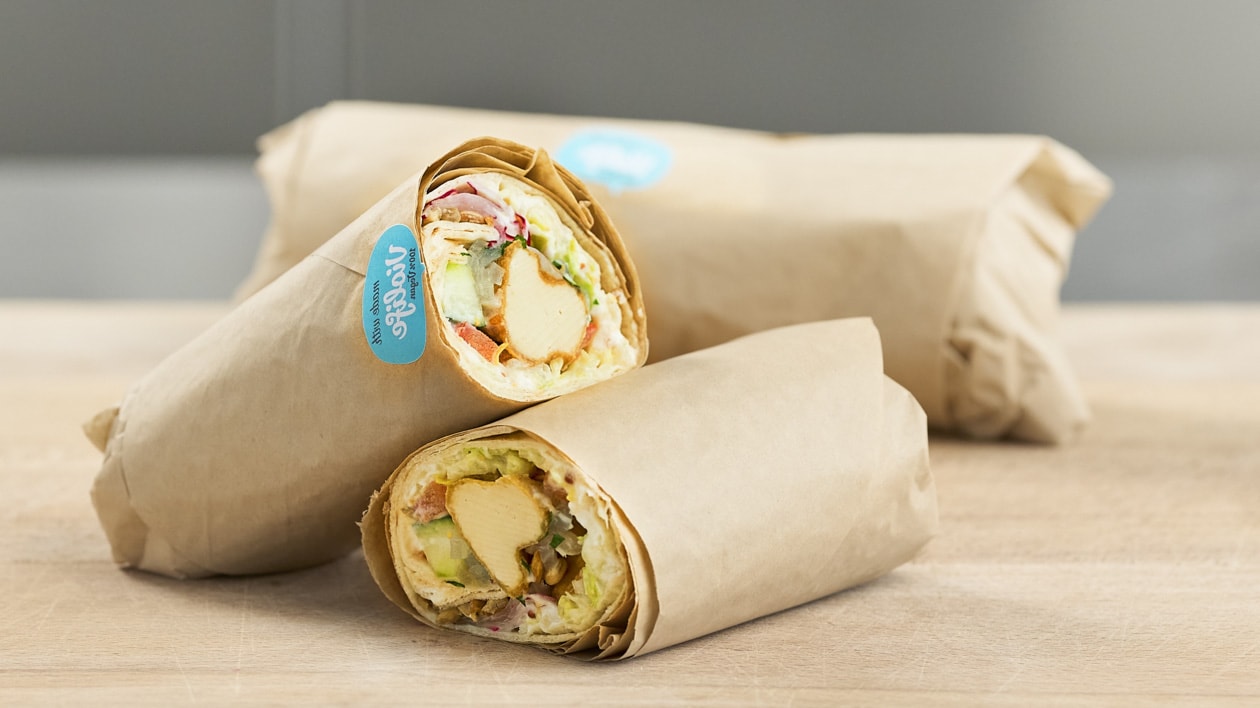 Wraps med pepperrot- og sennepsspread – - Oppskrift