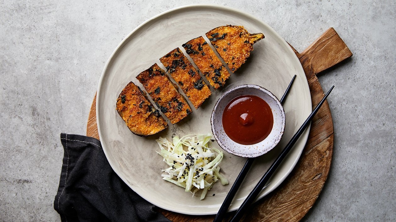 Aubergine Tonkatsu – - Oppskrift