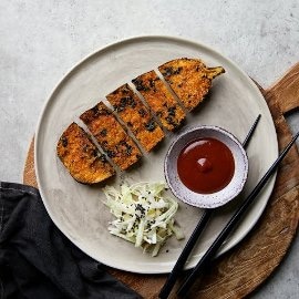 Aubergine Tonkatsu Aubergine Tonkatsu