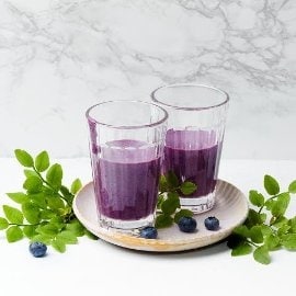 Blåbærsmoothie med kardemomme Blåbærsmoothie med kardemomme