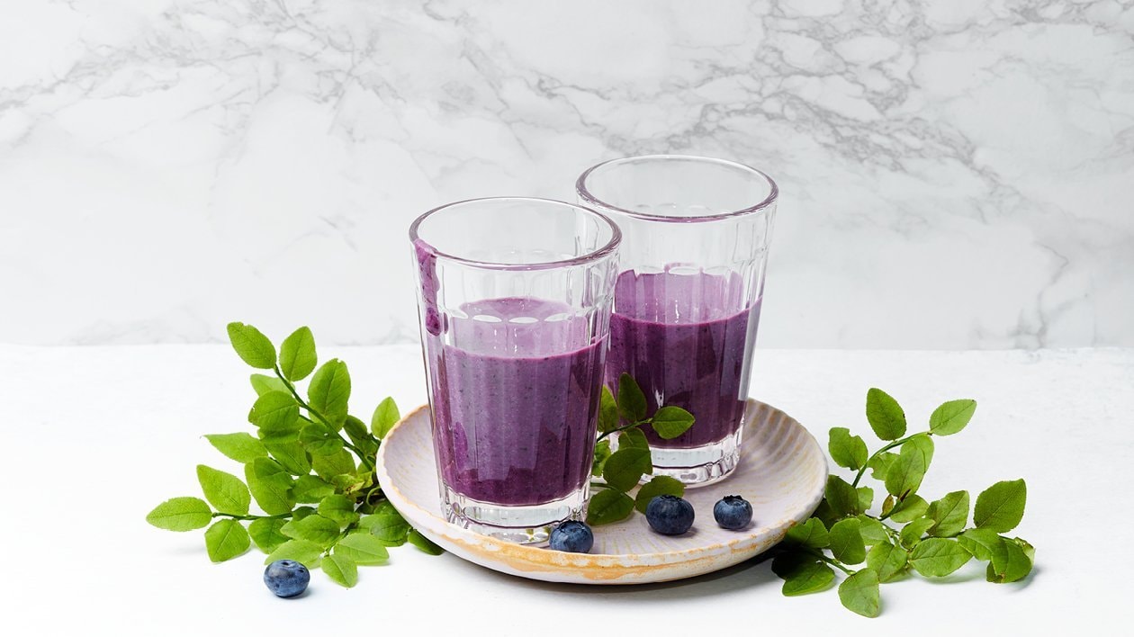 Blåbærsmoothie med kardemomme – - Oppskrift