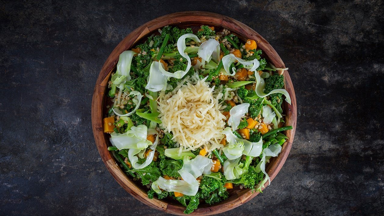 Brokkoli og gresskarsalat – - Oppskrift
