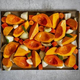 Gresskar med rotmos og svinekraft Gresskar med rotmos og svinekraft