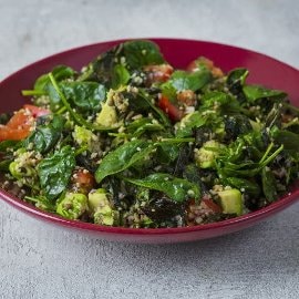 Linse- og bulgursalat Linse- og bulgursalat