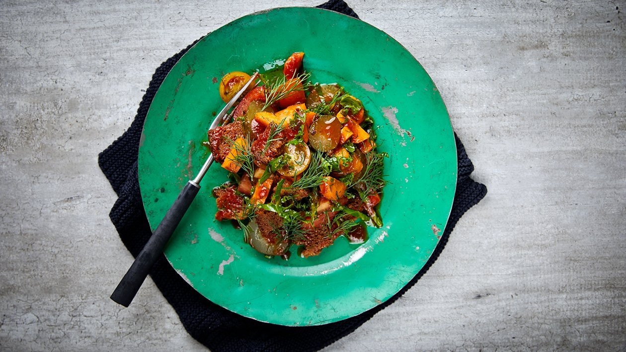 Nordisk panzanella – - Oppskrift