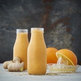Spicy gulrot- og appelsinsmoothie Spicy gulrot- og appelsinsmoothie