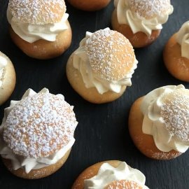 Mini fastelavnsboller Mini fastelavnsboller