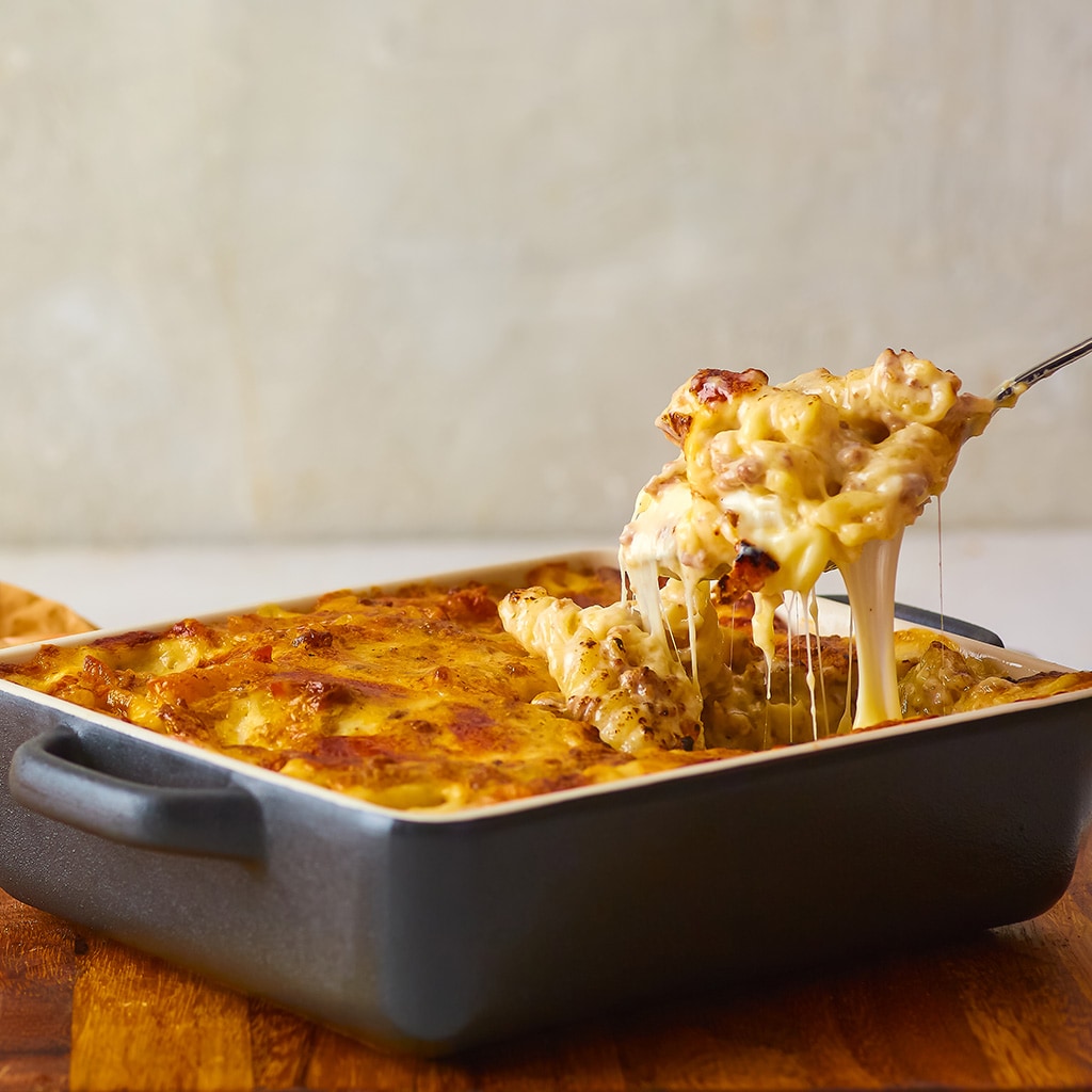 Meaty Mac & cheese Meaty Mac & cheese