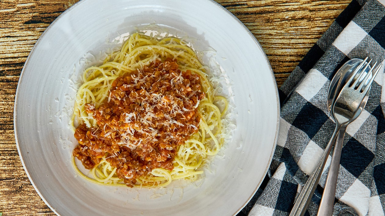 Bolognese på The Vegetarian Butcher NoMince – - Oppskrift