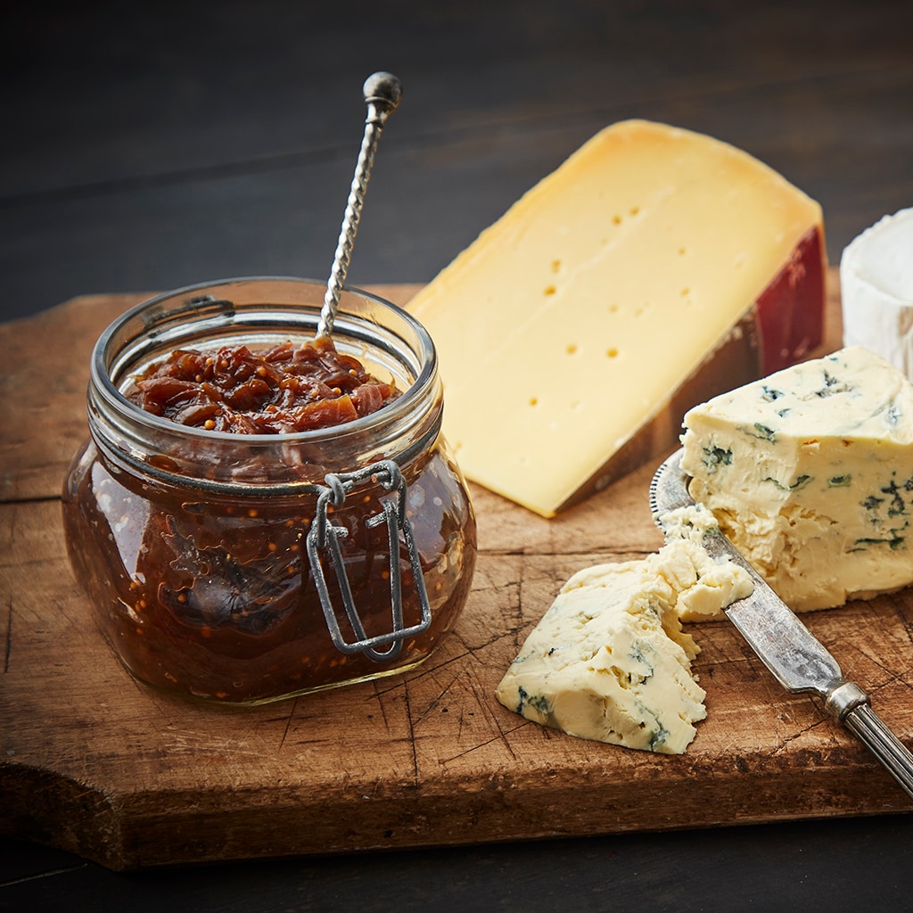 Karamellisert løkchutney