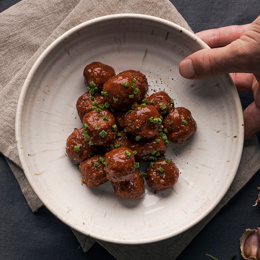Vegetariske boller ”No meatballs” Vegetariske boller ”No meatballs”