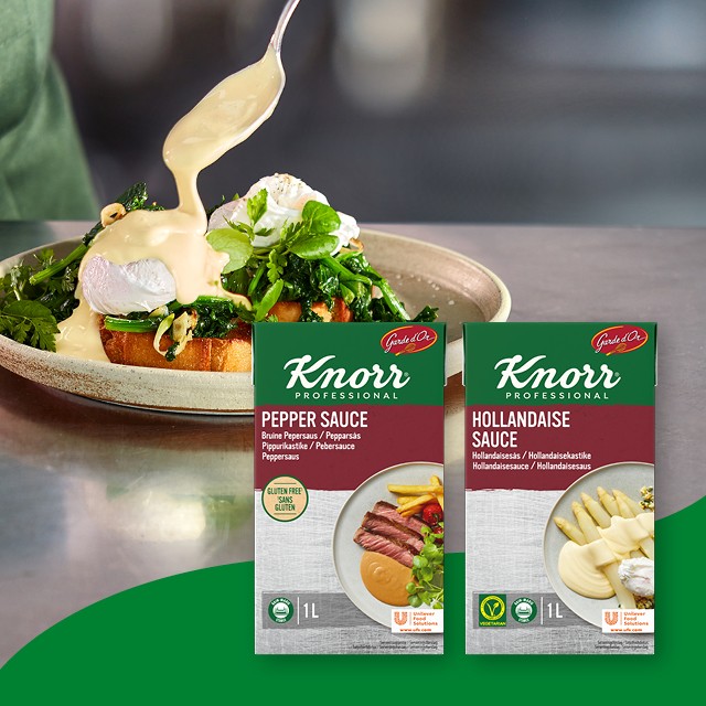 Knorr Professional serveringsklare sauser!