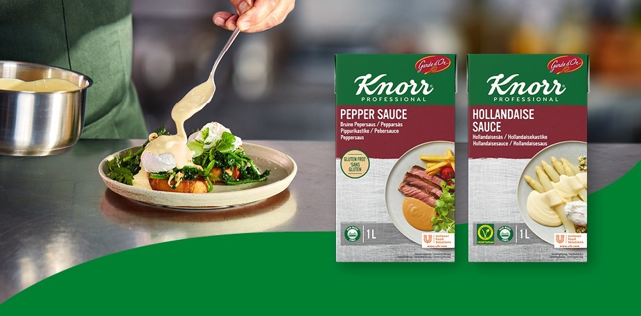 Knorr Professional serveringsklare sauser!