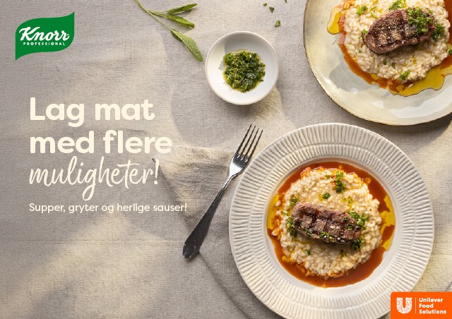 Lag mat med flere muligheter! Lag mat med flere muligheter!