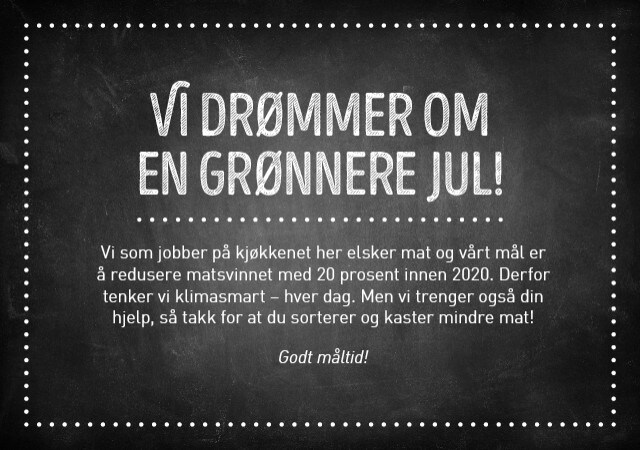 Vi drømmer om en grønn jul! Vi drømmer om en grønn jul!