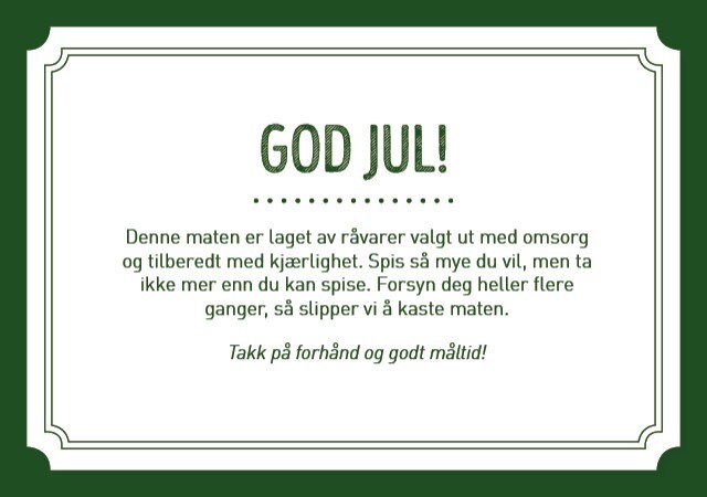 God jul! God jul!