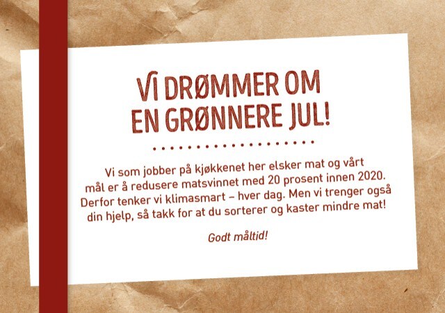 Vi drømmer om en grønn jul! Vi drømmer om en grønn jul!