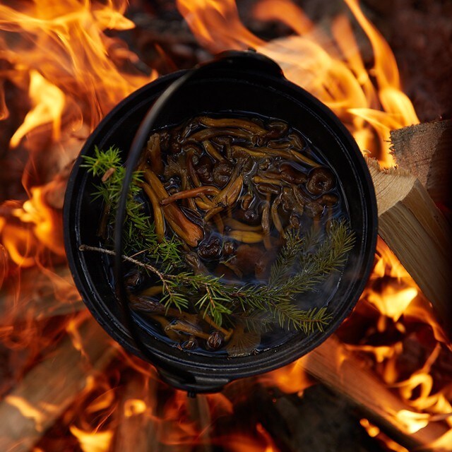 Lag mat over åpen ild!